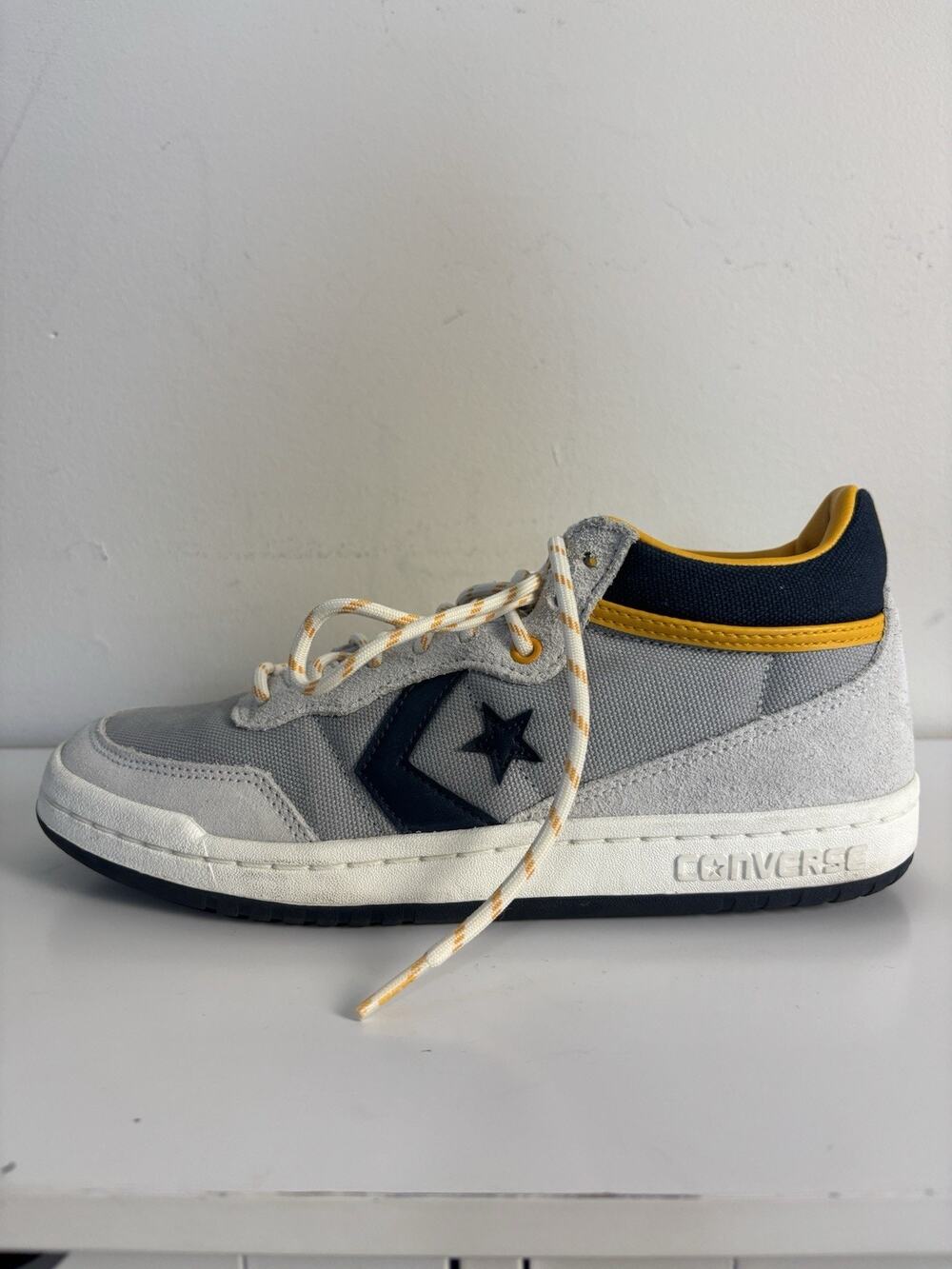 Converse Fastbreak Pro Mid Suede & Canvas Navy Grey Women’s 8 A09187C